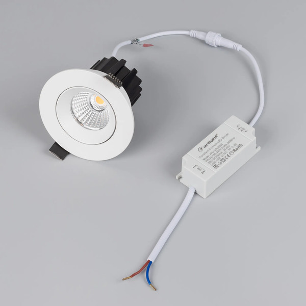 Изображение товара Точечный светильник Arlight MS-ATOLL-BUILT-TURN-R94-10W Day4000 WH 60deg / 044600