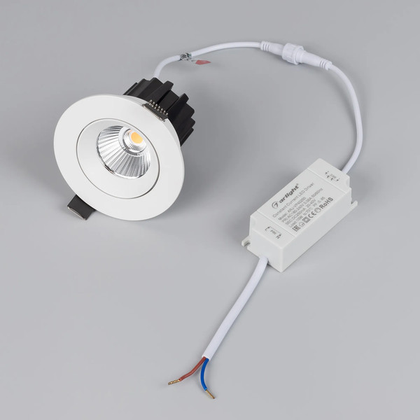 Изображение товара Точечный светильник Arlight MS-ATOLL-BUILT-TURN-R94-10W Day4000 WH 36deg / 039067