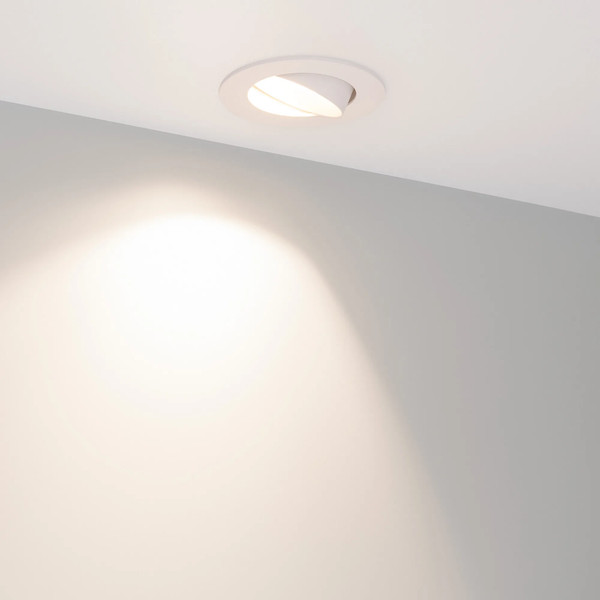 Изображение товара Точечный светильник Arlight MS-ATOLL-BUILT-TURN-R94-10W Day4000 WH 36deg / 039067