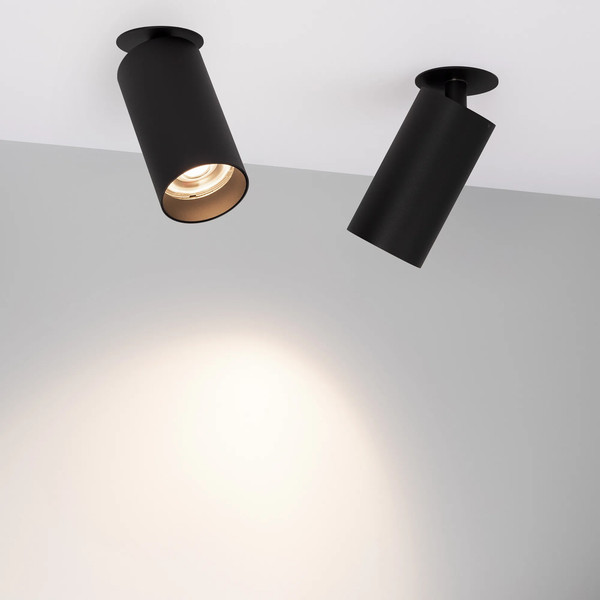 Изображение товара Точечный светильник Arlight SP-GABI-BUILT-FLAP-R60-12W Day4000 BK 36deg / 049933