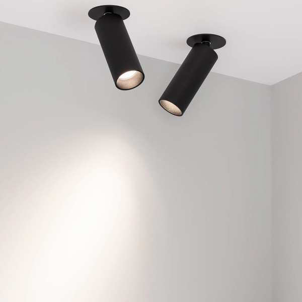 Изображение товара Точечный светильник Arlight SP-NUANCE-BUILT-FLAP-R35-7W Day4000 BK 36deg / 049906