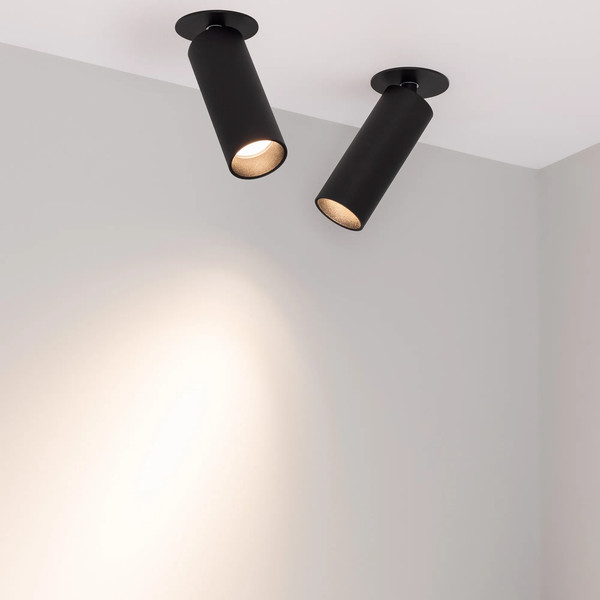 Изображение товара Точечный светильник Arlight SP-NUANCE-BUILT-FLAP-R35-7W Warm3000 BK 36deg / 049901