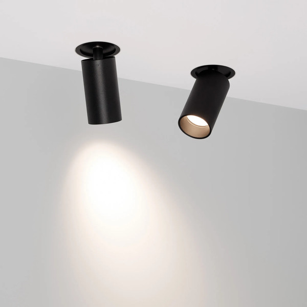 Изображение товара Точечный светильник Arlight SP-NUANCE-TRIMLESS-PULL-R35-7W Day4000 BK 36deg / 049905