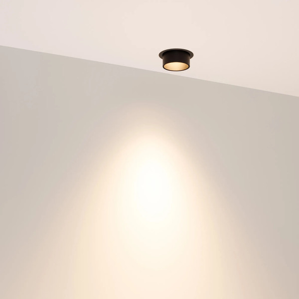 Изображение товара Точечный светильник Arlight SP-NUANCE-TRIMLESS-PULL-R35-7W Warm3000 BK 36deg / 049910