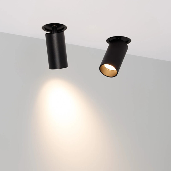 Изображение товара Точечный светильник Arlight SP-NUANCE-TRIMLESS-PULL-R35-7W Warm3000 BK 36deg / 049910