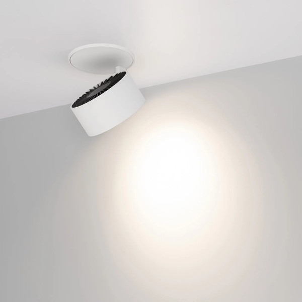 Изображение товара Точечный светильник Arlight SP-PLURIO-BUILT-R77-9W Day4000 WH-WH 36deg / 037972