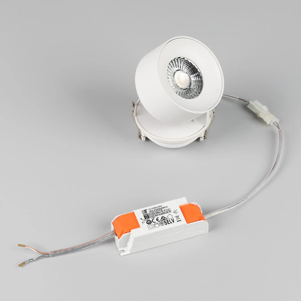 Изображение товара Точечный светильник Arlight SP-PLURIO-BUILT-R77-9W Day4000 WH-WH 36deg / 037972