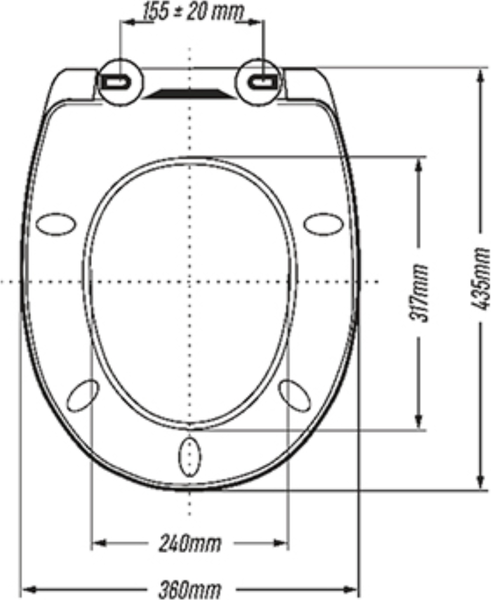 Изображение товара Сиденье для унитаза Еврокомфорт Океан Lux с детской накладкой 003732 (жесткое, белый)