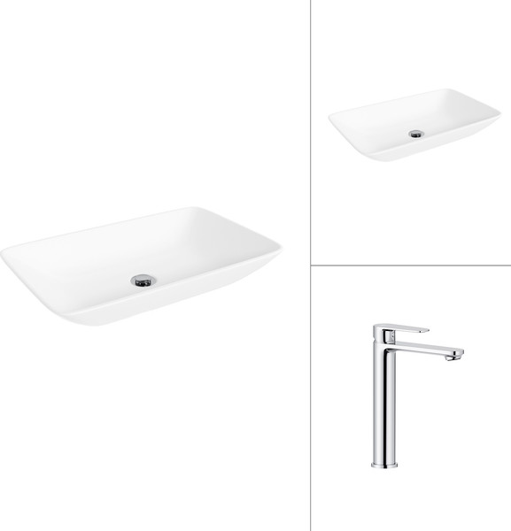 Изображение товара Умывальник со смесителем Lauter 21540 + Moon 21СK81691C