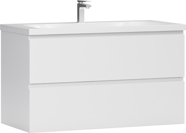 Изображение товара Тумба под умывальник Belux Минск НП 100-02 (1, белый глянцевый)