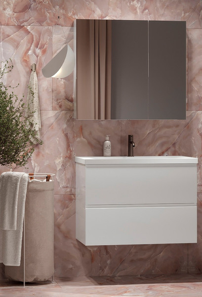 Изображение товара Тумба под умывальник Belux Минск НП 90-02 (1, белый глянцевый)