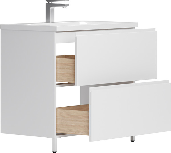 Изображение товара Тумба под умывальник Belux Минск Н 90-02 (1, белый глянцевый)