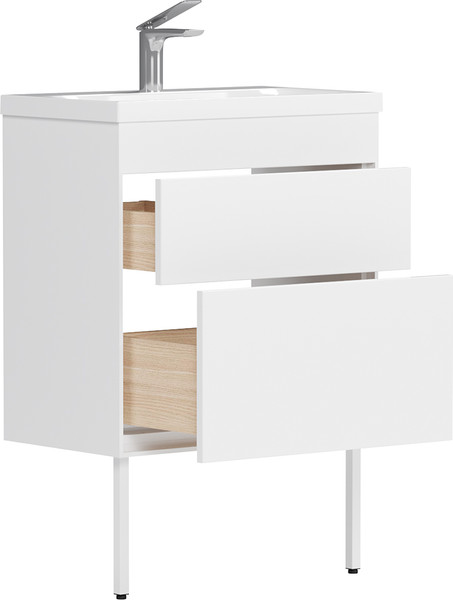 Изображение товара Тумба под умывальник Belux Порто Н 70-02 (1, белый глянцевый)