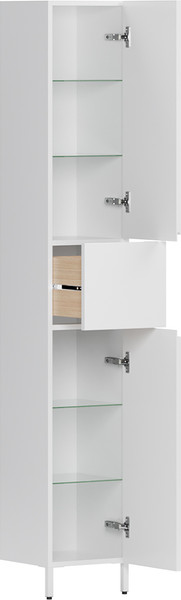 Изображение товара Шкаф-пенал для ванной Belux Минск П 30-01 (1, белый глянцевый)