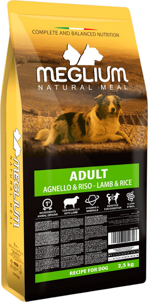 Изображение товара Сухой корм для собак Meglium Dog Adult Lamb / MS1902 (2.5кг)