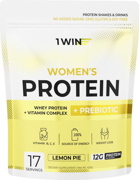 Изображение товара Протеин 1WIN Whey С пребиотиками (425г, лимонный пай)