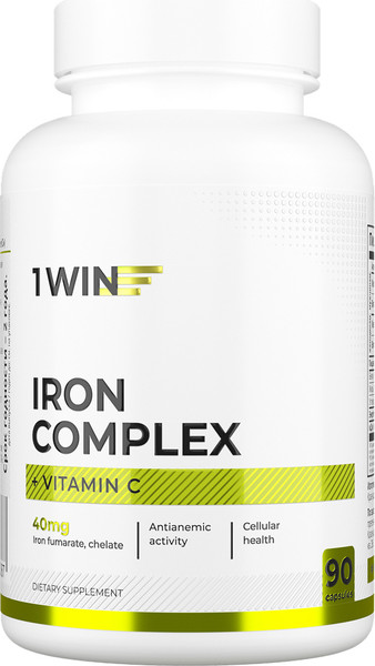 Изображение товара Минерал 1WIN Комплекс железа (90 капсул)