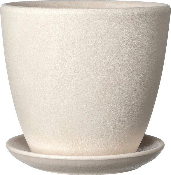 Изображение товара Вазон Композит Замша №6 / КЗ-Б6-305-03 (8л, белый бутон)