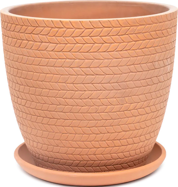 Изображение товара Вазон Композит Сизаль №8 / КЗ-Б8-293-08 (22л, терракотовый бутон)