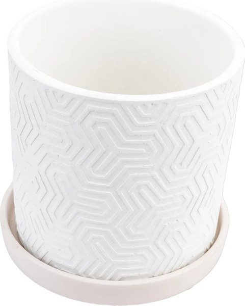 Изображение товара Вазон Композит Тринити Цилиндр №2 / КБ-Ц2-249-03 (1.82л, белый)