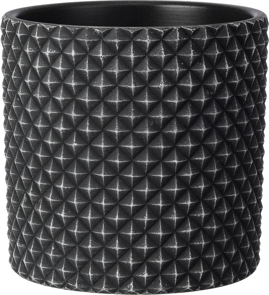 Изображение товара Кашпо Композит Грань Цилиндр №2 / КБ-Ц2-217-72 (1.82л, темно-серый)