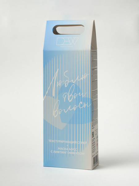 Изображение товара Набор косметики для волос Dew Professional Спрей для объема + Маска-мусс с лифтинг эффектом 15 в 1 (200мл+200мл)