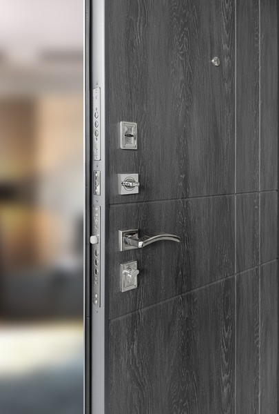 Изображение товара Входная дверь Промет Титан 86x205 (левая, антеро/шале графит)