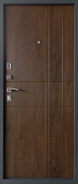 Изображение товара Входная дверь Промет Титан 96x205 (левая, антеро/дуб темный)