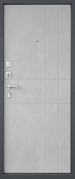 Изображение товара Входная дверь Промет Титан 96x205 (левая, антеро/бетон снежный)