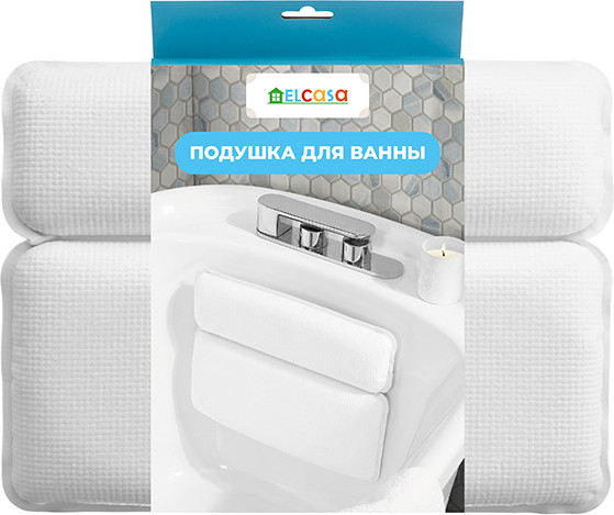 Изображение товара Подушка для ванны El Casa 990676 (белый)