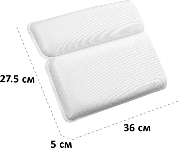Изображение товара Подушка для ванны El Casa 990676 (белый)