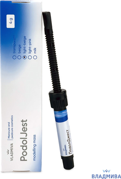 Изображение товара Моделирующий гель для ногтей ВладМиВа ПодолДжест (4г, светло-бежевый)
