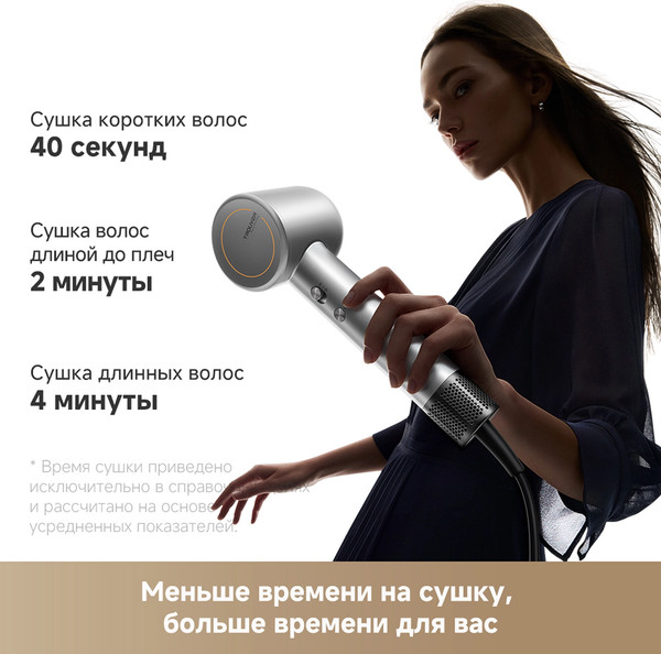 Изображение товара Фен Trouver Shine 10 / AMSH10 (серебристый)