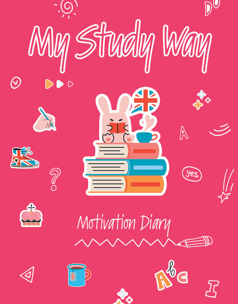 Изображение товара Рабочая тетрадь АСТ Дневник My Study Way: Motivation Diary, мягкая обложка