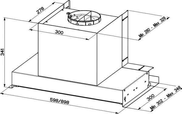 Изображение товара Вытяжка телескопическая Kuppersberg Francesca 60