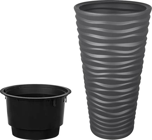 Изображение товара Кашпо El Casa Сэнди / 640578 (графит)