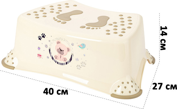 Изображение товара Табурет-подставка El Casa 389 / 640538 (кремовый/бежевый)