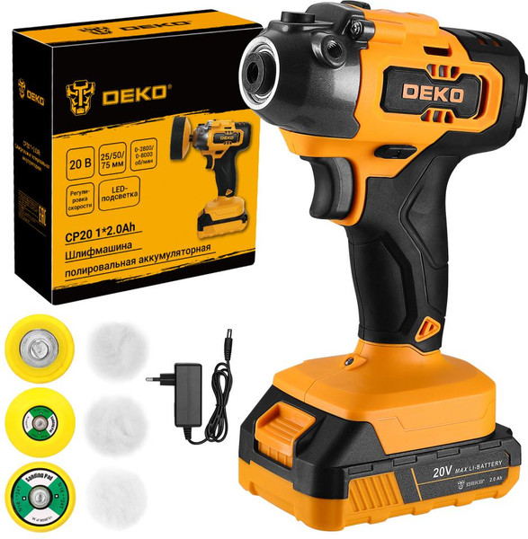 Изображение товара Полировальная машина Deko CP20 / 084-1085