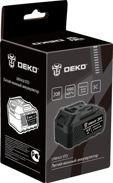 Изображение товара Аккумулятор для электроинструмента Deko UNV4.0 STD / 063-4494