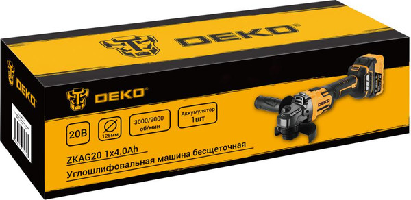 Изображение товара Угловая шлифовальная машина Deko ZKAG20 / 084-1044