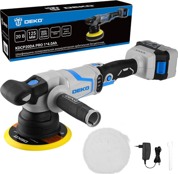 Изображение товара Полировальная машина Deko KDCP20DA PRO / 081-1029