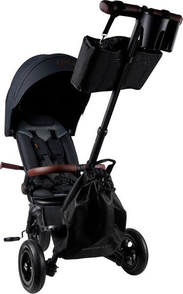 Изображение товара Трехколесный велосипед с ручкой QPlay S702 Sprinter S Max Black (Lux/Black)