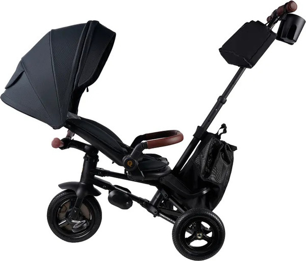 Изображение товара Трехколесный велосипед с ручкой QPlay S702 Sprinter S Max Black (Lux/Black)