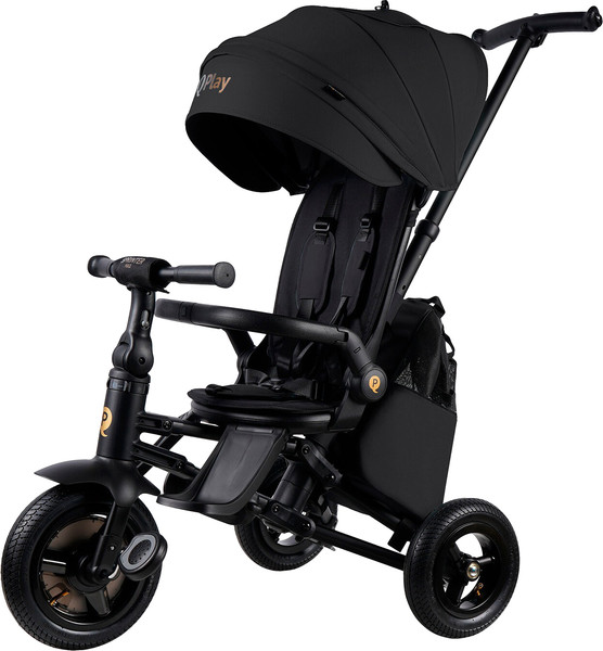 Изображение товара Трехколесный велосипед с ручкой QPlay S702 Sprinter Max Black (Oxford/Black)