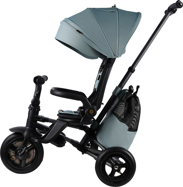 Изображение товара Трехколесный велосипед с ручкой QPlay S702 Rider Max Mint (Oxford/Graphite)