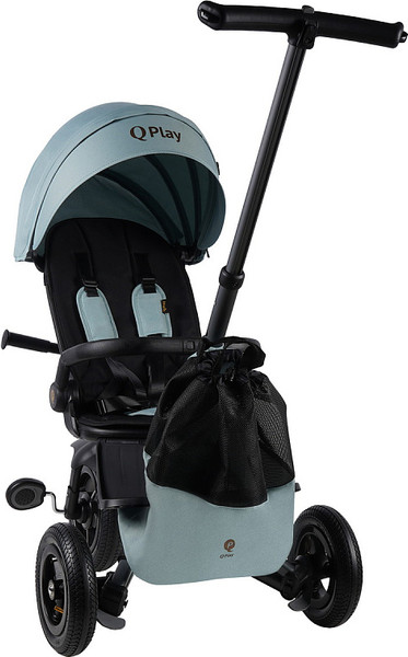 Изображение товара Трехколесный велосипед с ручкой QPlay S702 Rider Max Mint (Oxford/Graphite)
