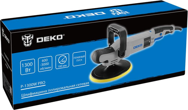 Изображение товара Полировальная машина Deko P-1300W PRO / 084-1099
