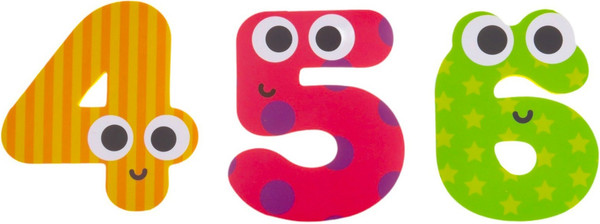 Изображение товара Набор стикеров для ванной Крошка Я Цифры / 3295760