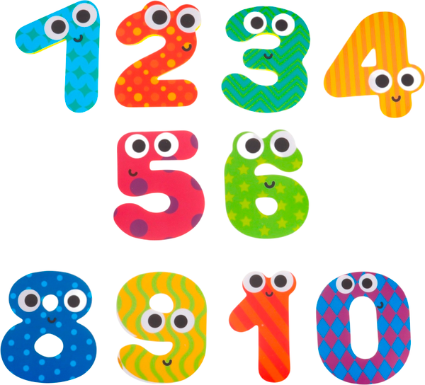 Изображение товара Набор стикеров для ванной Крошка Я Цифры / 3295760