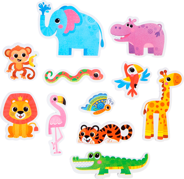 Изображение товара Набор игрушек для ванной Крошка Я Жители Африки / 10458563 (11шт)